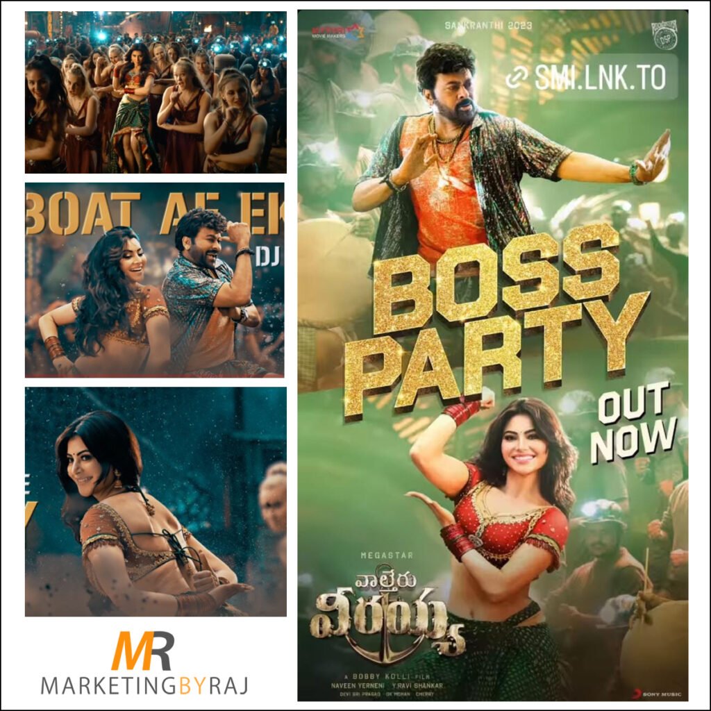 Urvashi Rautela's first title track song Boss Party" from 300 Cr Waltair Veerrayya with Megastar Chiranjeevi, will not stop you from tapping your feet