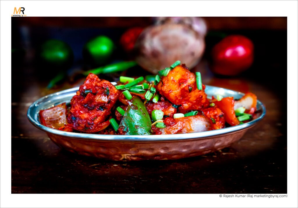 Chilli Paneer is a popular Indo-Chinese dish where cubes of fried crispy paneer are tossed in a spicy sauce made with soy sauce, vinegar, chili sauce!