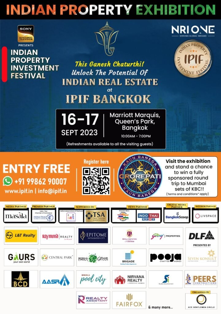 NRI Property Extravaganza in Bangkok: Sep 16-17, 2023, Marriott Marquis