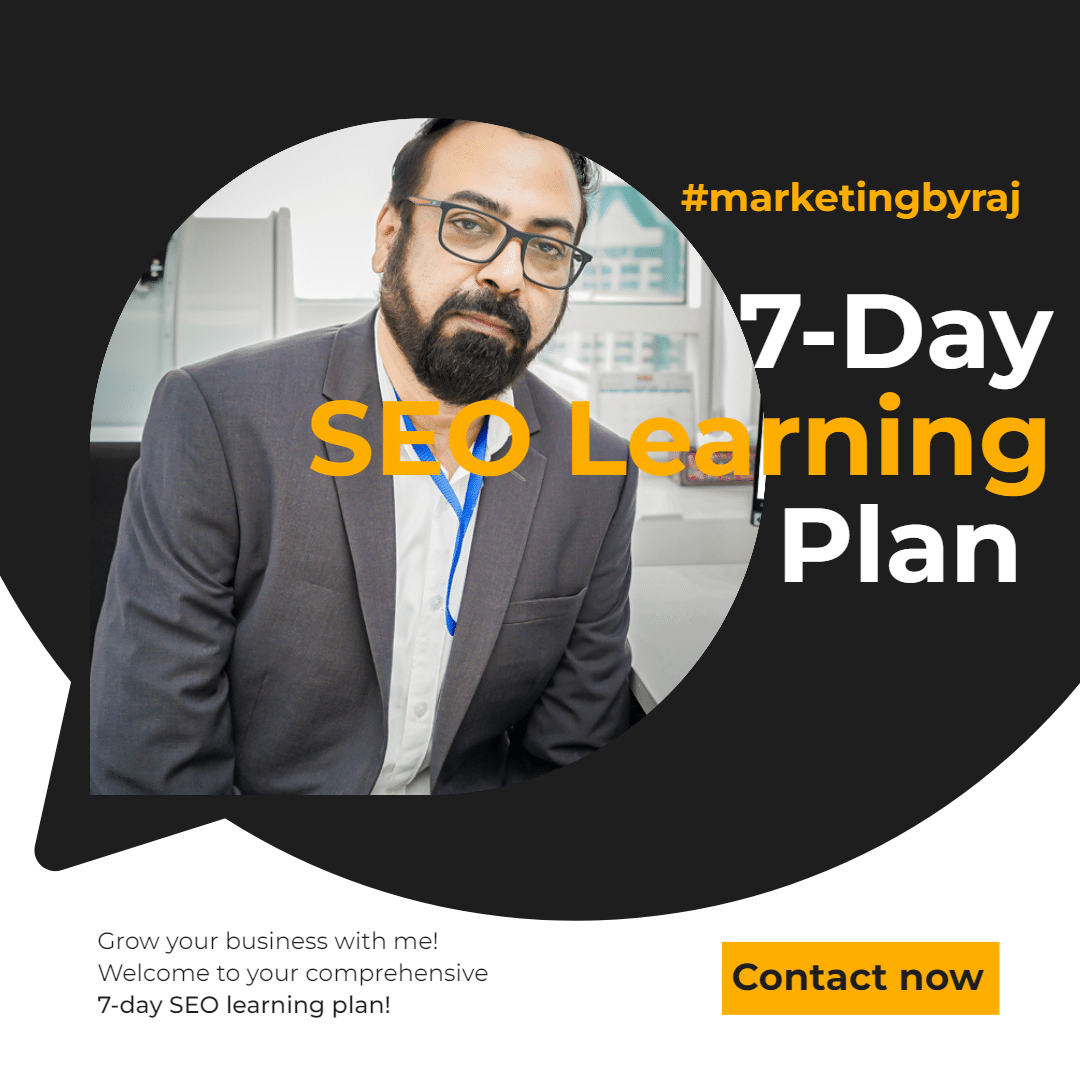 Welcome to your comprehensive 7-day SEO learning plan!