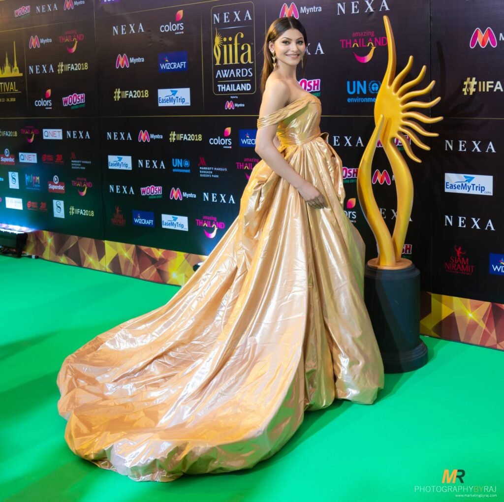 Urvashi Rautela on the Green Carpet — IIFA 2018 Bangkok